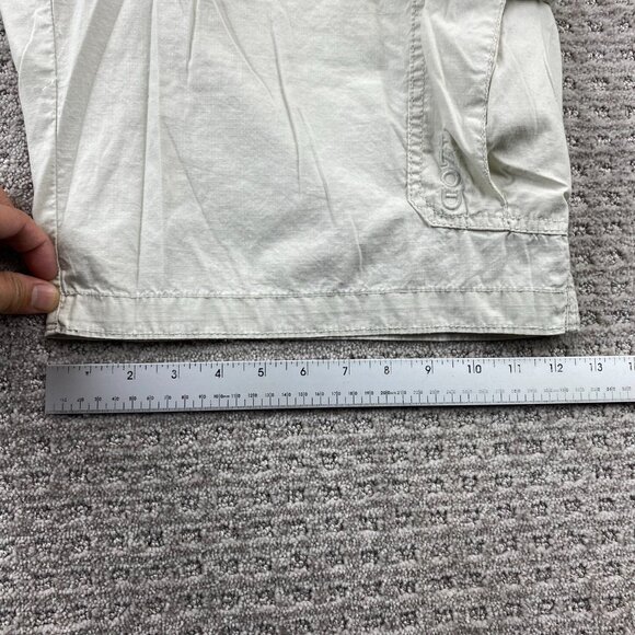 IZOD Cargo Shorts Men 36 Beige Casual Short Pants Outdoor Preppy Golf Camping - Picture 13 of 13
